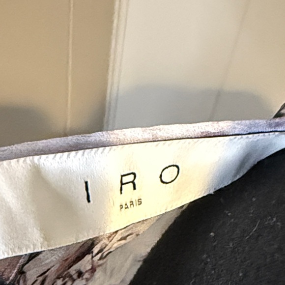 IRO Women’s 40/Large Abstract Sheer Cut Out Blouse - Picture 2 of 7